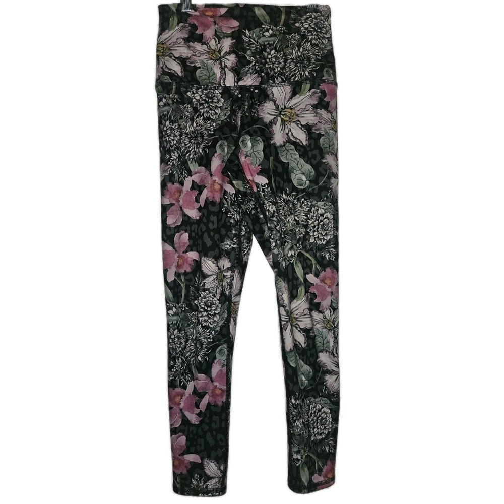 Evolution and Creation EVCR Leggings Floral Yoga Activewear Capri Womens S EUC